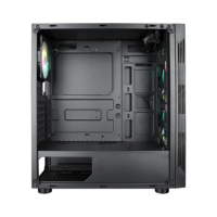 Boîtier PC AntarcChill ATX avec verre trempé et bande LED RGB, nouveau boîtier de bureau en plastique CE en stock