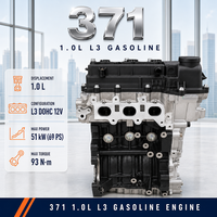 Mesin Bensin 1.0L SQR371 untuk Perakitan Motor Mobil Chery QQ Mini DOHC 12V Konsumsi Rendah