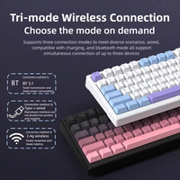 98Keys Swappable USB-C Wireless for Mechanical Gaming Keyboard Programmable RGB Backlit 8KHz Polling Rate Desktop