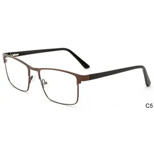 Eyeglass Frame Factory New Vintage Metal Optical Transparent Eyeglasses Frame Eyeglasses For Men Woman