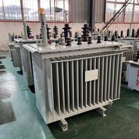 Transformateur de distribution triphasé immergé dans l'huile à faible perte HUAMEI S11-M 60Hz 3kV 220V 380V Mini Transformateur