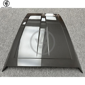B Style Dry Carbon Fiber Bonnet <b>Hood</b> Scoop for Mercedes-Benz G Wagon W464 G63 G500 G550 2019-2024 <b>Engine</b> Cover-Black Glossy - Product Image 4