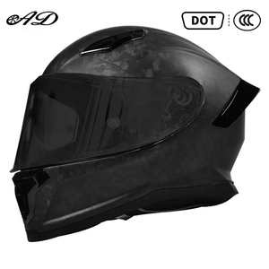 Produits phares : Casque de <span class=keywords><strong>moto</strong></span> intégral en fibre de carbone avec <span class=keywords><strong>masque</strong></span> de protection solaire <span class=keywords><strong>pour</strong></span> le visage, doublure en coton, vente en gros - Product Image 4