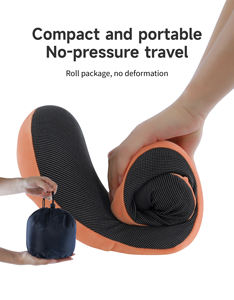 Cómoda almohada de masaje de cuello en forma de espuma de memoria suave para trabajo, viaje, protección de vértebra <span class=keywords><strong>Cervical</strong></span>, almohada en forma de U - Product Image 2