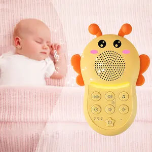 नई प्यारी सी मधुमक्खी पोर्टेबल नींद ध्वनि मशीन वियोज्य गर्म सफेद बेबी रात लाइट 16 बच्चों के लिए सफेद शोर सुखदायक लगता है