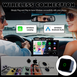 Interconexión Inteligente Inalámbrica y con Cable CarPlay, Adaptador USB Portátil de 7 Pulgadas, Doble Núcleo, 2GB, para Caja Original de Auto, Android Auto Universal - Product Image 2