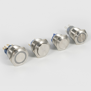 Bouton poussoir métallique à verrouillage 12mm 16mm 19mm 22mm 25mm IP65 pour système de cuisson au four - Product Image 2