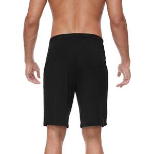 Pantalones Cortos de Pijama de Bambú y Viscosa para Hombre al por Mayor, Suaves y Tejidos, para Verano, Negros, Talla Pequeña - Product Image 2