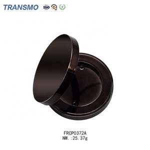 Emballage de maquillage magnétique rond personnalisé pour fard à paupières et blush vide avec miroir pour cosmétiques - Product Image 4