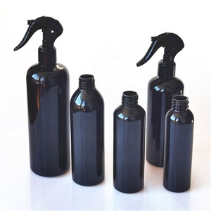 2026 New Design Custom 100ml 200ml 300ml Black Brown Hair Continuous Room Perfume Mist Pet Plastic <b>Empty</b> Round <b>Spray</b> <b>Bottle</b> - Product Image 2