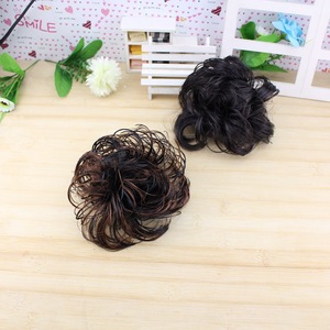 <span class=keywords><strong>Perruque</strong></span> chignon grande taille pour femme, style européen et américain, avec bonnet en maille élastique, accessoire de mode pour photographie, couleur aléatoire - Product Image 1