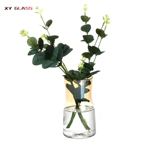 装饰透明复古手工玻璃地球仪花盆花瓶
