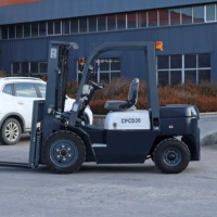 Chariot élévateur diesel certifié CE ISO QINGCHA, 3 tonnes, avec moteur japonais EPA Euro 5