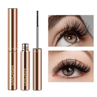 Mascara à brosse fine réglable, imperméable, longue tenue, volumisant et recourbant pour cils supérieurs et inférieurs