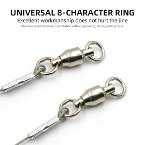 <span class=keywords><strong>Ligne</strong></span> <span class=keywords><strong>de</strong></span> pêche en <span class=keywords><strong>acier</strong></span> à 49 brins <span class=keywords><strong>de</strong></span> 30 cm et 50 cm, résistante, pour la pêche en <span class=keywords><strong>mer</strong></span>, avec émerillons et agrafes, équipement <span class=keywords><strong>de</strong></span> pêche - Product Image 5