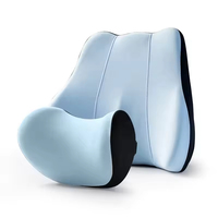 Ensemble appui-tête et soutien lombaire en mousse à mémoire de forme : Soulagement ergonomique des douleurs cervicales/dorsales, réduction de la pression, housse lavable