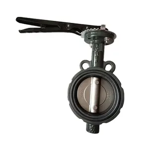 China factory top quality wafer type jis 10k 150lb pn16 Korea standard DK butterfly valve