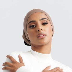 Muslim daily wear under <b>hijab</b> <b>cap</b> solid color universal fit Customizable Breathable Soft Lightweight Stretchy Comfortable - Product Image 1