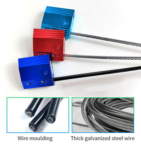 Precinto <span class=keywords><strong>de</strong></span> Seguridad Metálico <span class=keywords><strong>de</strong></span> Alta Seguridad, Precinto <span class=keywords><strong>de</strong></span> Cable Ajustable para Contenedores, Camiones, Puertas <span class=keywords><strong>de</strong></span> Ferrocarril con Logotipo y Número Personalizados - Product Image 5