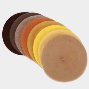 Béret en Laine 100% Brodé Personnalisé pour Femme Adulte – Vente en Gros, Modèle Uni Teint - Product Image 4