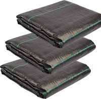 PP tissé barrière contre les mauvaises herbes PE couvre-sol maille tapis de mauvaises herbes rouleau anti-herbe désherbage tissu bloqueur paillis film