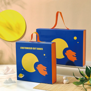 Trung thu MOONCAKE Hộp Quà Tặng thiết kế miễn phí Logo hộp giấy các tông các tông màu trắng hộp bánh pizza cấp thực phẩm quá trình in ấn - Product Image 4