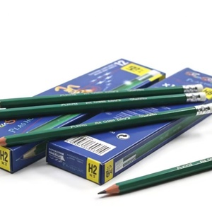 Juego de Lápices HB Estándar de 7 Pulgadas, 12 Unidades en Caja, Papelería Escolar de Regalo Promocional OEM de Alta Calidad con Logotipo Personalizado - Product Image 2
