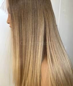 Perruque Lace Front pour femmes juives orthodoxes, cheveux européens naturels, racines profondes, couleurs personnalisables, chapeaux petits et grands - Product Image 2