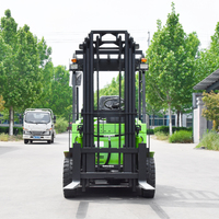 Chariot élévateur électrique à 4 roues Baiyijie 1,5-3 tonnes avec déplacement latéral hydraulique et batterie au plomb-acide