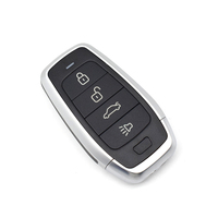 Télécommande universelle sans clé IKEY-AT004CL à 4 boutons 315 MHz, clé de remplacement vierge pour véhicules, compatible Autel KM100 IM508 IM608