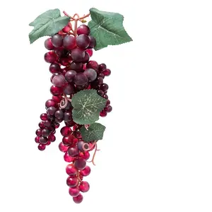 10 mazzi di plastica artificiale uva plastica decorativa frutta