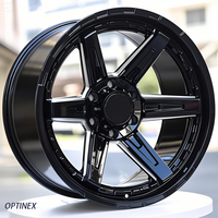 Jantes forgées concaves robustes à 6 branches, finition noir brillant, 17 18 19 20 21 22 pouces, 5x127 6x135 6x139.7 pour Wrangler Bronco D-Max