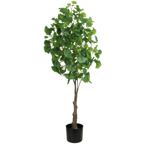 120CM Artificielle Ginkgo Bonsaï <span class=keywords><strong>Arbre</strong></span> Vert/Jaune <span class=keywords><strong>Couleur</strong></span> Plastique Décoratif Plante D'intérieur - Product Image 2