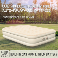 Vente chaude Intérieur Extérieur Matelas Airbed Matelas Gonflable Lit Avec Pompe Intégrée
