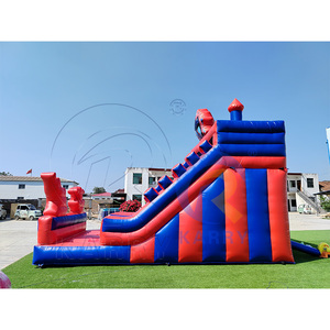 Casa Inflable con Tobogán Doble con Temática de Superhéroes <span class=keywords><strong>para</strong></span> Niños, Ideal <span class=keywords><strong>para</strong></span> Fiestas de Cumpleaños en el Patio Trasero y Eventos de Verano - Product Image 4