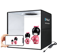 Puluz — boîte à lumière pliable 40cm, Kit de fond de tente de photographie en Studio Photo LED, MINI boîte à lumière DSLR, pour appareil Photo