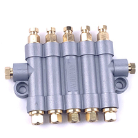 Distributeur de lubrification progressive Distributeur de graisse d'huile Distributeur de lubrifiant pour pompe automatique à huile lubrifiante