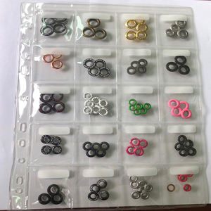 Изготовленная на заказ Серебряная латунная металлическая Золотая автоматическая машина для перфоратора для платья овальная ткань для штор для обуви кольцо для одежды - Product Image 6