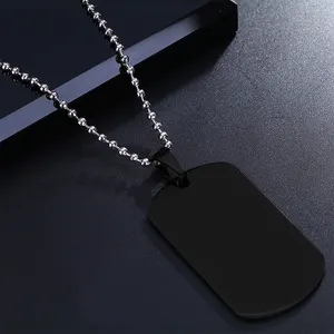 Customized Metal Accessories Stainless Steel Dog Tag Clothing Decoration Chain