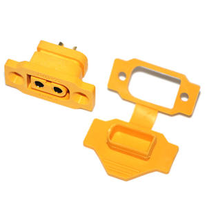 موصلات Amass XT60E-<span class=keywords><strong>M</strong></span> وXT60E-F، موصلات أنثى XT60 قابلة للتركيب على اللوحة ثنائية القطب لتطبيقات لوحات الدوائر المطبوعة - Product Image 4