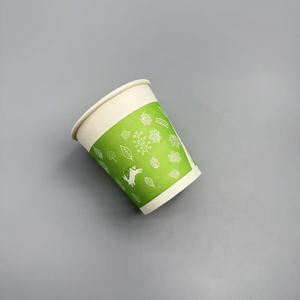 Gobelet à café jetable en papier ondulé avec revêtement PLA, logo personnalisé en gros, pour boissons chaudes - Product Image 1
