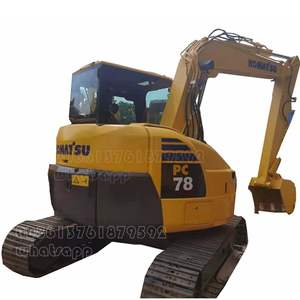 Mini pelle sur chenilles KOMATSU PC78-8 utilisée de 8 tonnes Composant de moteur de seconde main Modèle 2016 testé inspecté - Product Image 1