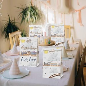 12Pcs Train <strong>Party</strong> Supplies Train <strong>Party</strong> Favor <strong>Bags</strong> Goodies Candy Treat <strong>Bags</strong> <strong>for</strong> Chugga Chugga Two Choo Choo Im Two Birthday <strong>Party</strong> - Product Image 3