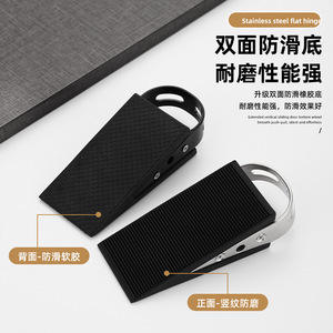 Door Stopper Floor <b>Mount</b> Stainless Steel Minimalist Design Easy Installation Gate <b>Block</b> Door Barrier - Product Image 4