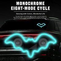 Nouvelle lumière d'ambiance lumineuse pour fenêtre triangulaire de voiture, sans câblage, LED, ajustement standard