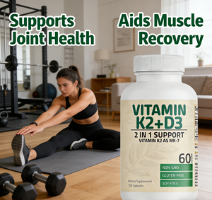 Cápsulas Personalizadas de Vitamina D3 + K2, Suplemento Dietético Sin Gluten que Apoya la Salud Ósea y Muscular y Mejora la Inmunidad - Product Image 3