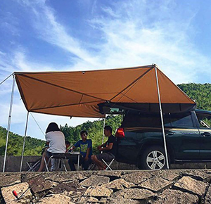 Outdoor 4x4 Awing Car Roof Tent Quick Open Large 270 Degree Roof Side Awning Free <strong>Standing</strong> for Cars Camp Tent Car <strong>Rooftop</strong> Tent - Product Image 4