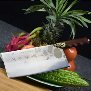 سكين مطبخ صيني من الصلب المقاوم للصدأ من كوتيو إينوكس, سكين مطبخ نقال نقال محمول ، مزوّد بمطرقة