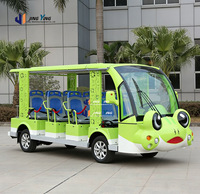 Meilleures ventes : Bus électrique touristique personnalisé à thème de dessin animé, navette électrique 14 places pour l'industrie du tourisme et des loisirs