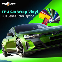 Film de covering automobile PET Begonia Rose brillant à changement de couleur, rouleau de 7,5 mil d'épaisseur, 90 % de rejet UV/IR, sans bulles, vente en gros